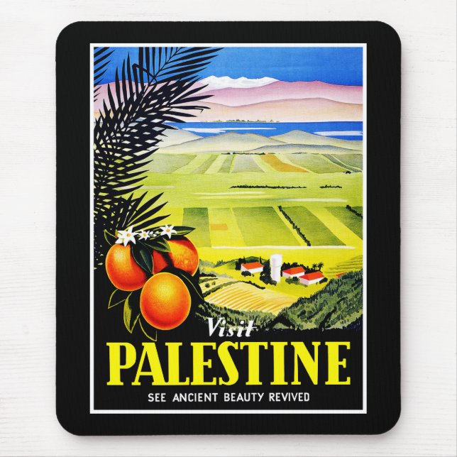 Mousepad Visita Palestina ~ Veja a beleza antiga recuperada (Frente)