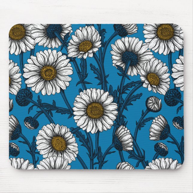 Mousepad Visitas em azul (Frente)