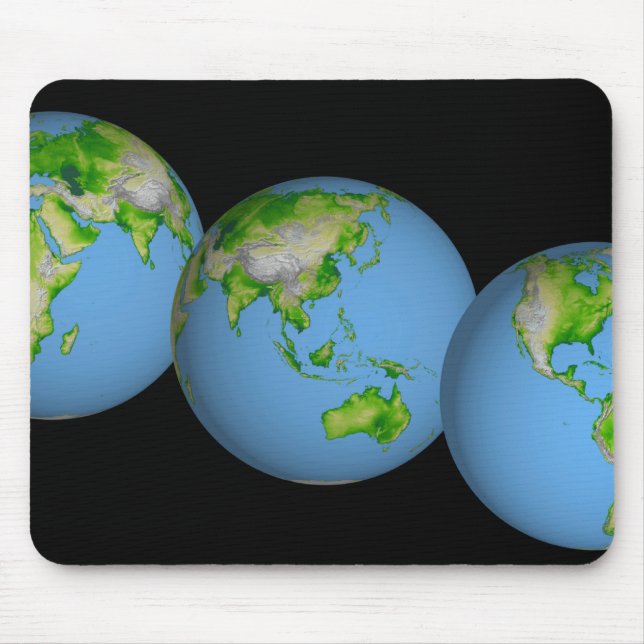 Mousepad Visões topográficas do mundo (Frente)