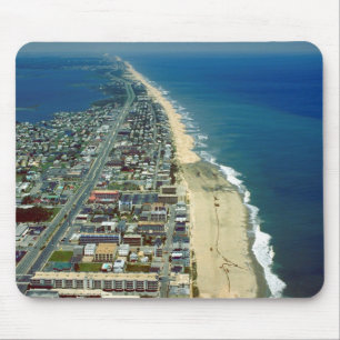 Mousepad Vista aérea da cidade Maryland do oceano