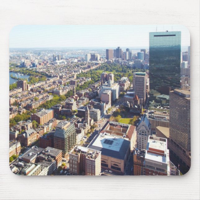 Mousepad Vista aérea de Boston (Frente)