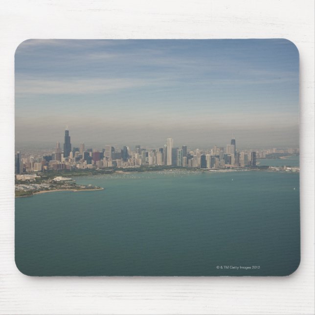 Mousepad Vista aérea de Chicago do lago Michigan (Frente)