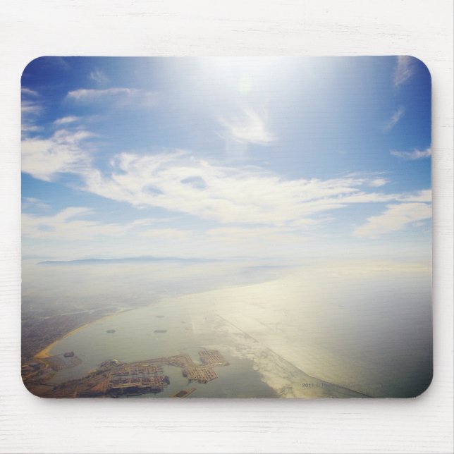 Mousepad Vista aérea de Long Beach, Califórnia (Frente)
