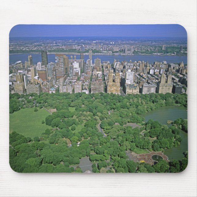 Mousepad Vista aérea do Central Park e do lado oeste (Frente)