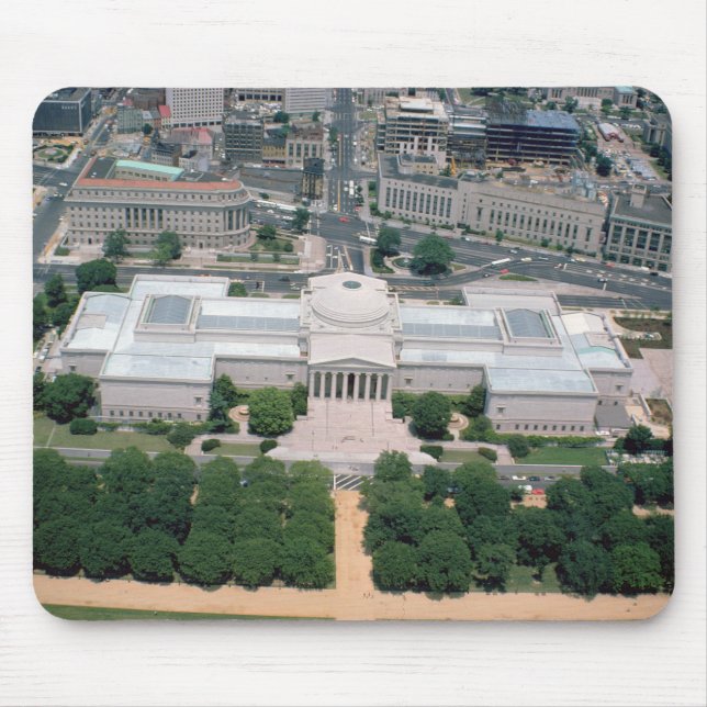 Mousepad Vista aérea do National Gallery da arte (Frente)