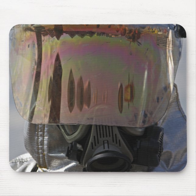 Mousepad Vista aproximada de um bombeiro (Frente)