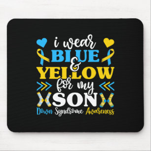 Mousepad Vista Azul E Amarelo Para Meu Filho Mãe Pai