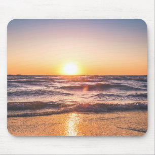 Mousepad Vista Cênnica do Oceano Durante o pôr do sol