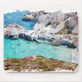 Mousepad Vista Colorida Milos Grécia Panorama