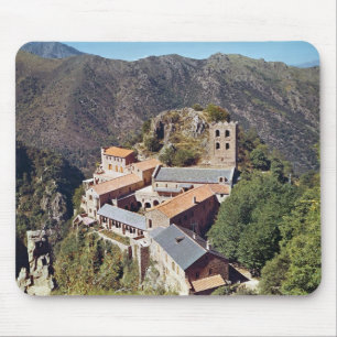 Mousepad Vista da abadia de St Martin du Canigou