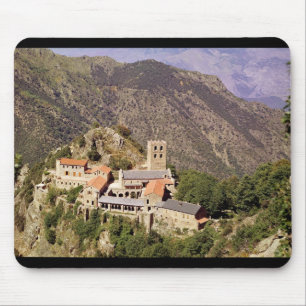Mousepad Vista da abadia de St Martin du Canigou