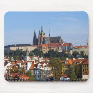 Mousepad Vista da antiga cidade e do castelo de Praga, Rep