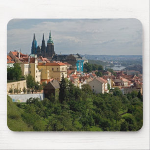 Mousepad Vista da Catedral de São Vito, Praga, República Tc