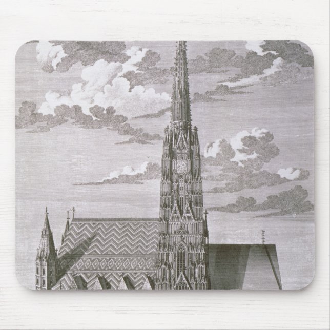 Mousepad Vista da catedral do St. Stephan (Frente)