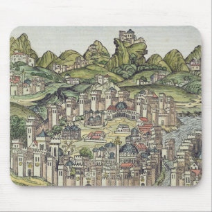 Mousepad Vista da cidade murada de Constantinople, do th