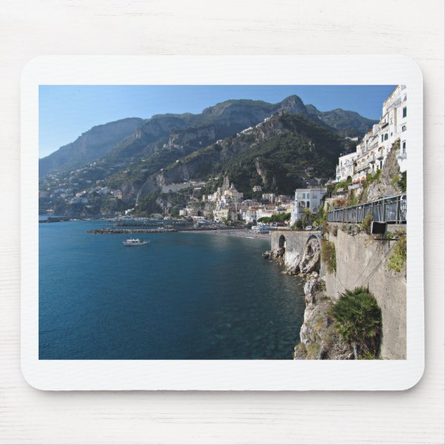 Mousepad Vista da costa de Amalfi (Frente)