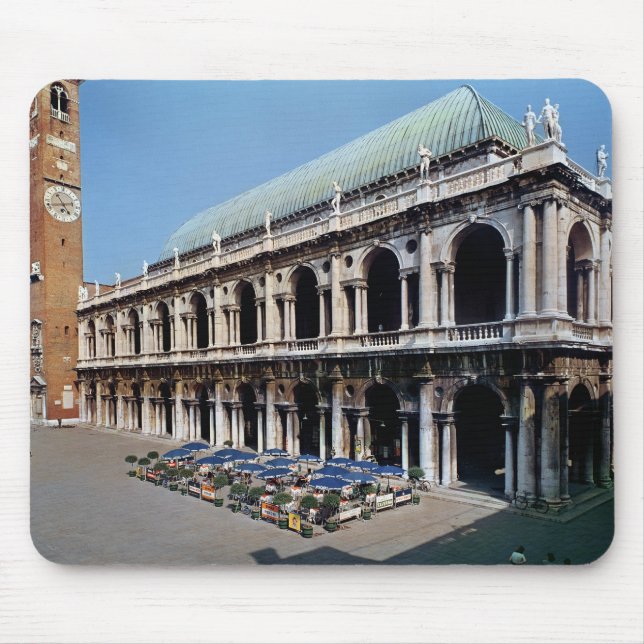 Mousepad Vista da fachada da basílica Palladiana (Frente)