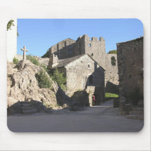 Mousepad Vista da igreja fortificada construída pelos