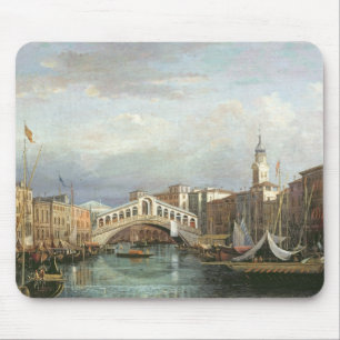 Mousepad Vista da ponte de Rialto em Veneza