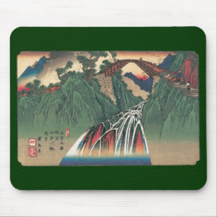 Mousepad Vista da Ponte sobre o Rio Ina, Nojiri por Hiroshi
