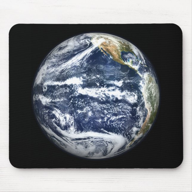 Mousepad Vista da Terra do Cheio centrada sobre o Pacífico  (Frente)