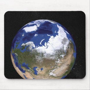 Mousepad Vista da terra que mostra a região ártica