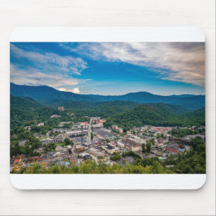 Mousepad Vista Das Montanhas Do Enfumaçado De Gatlinburg Do