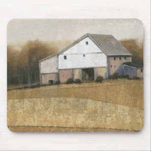 Mousepad Vista de Barn Branco