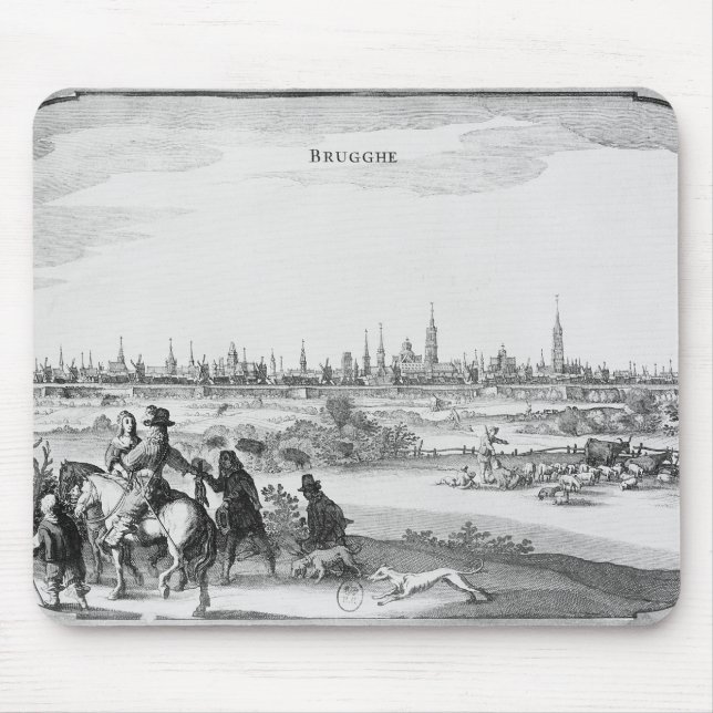 Mousepad Vista de Bruges (Frente)
