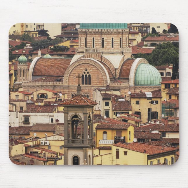 Mousepad Vista de Florença, Itália, do Piazza (Frente)