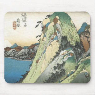 Mousepad Vista de Hakone do lago, Hiroshige, 1831-34