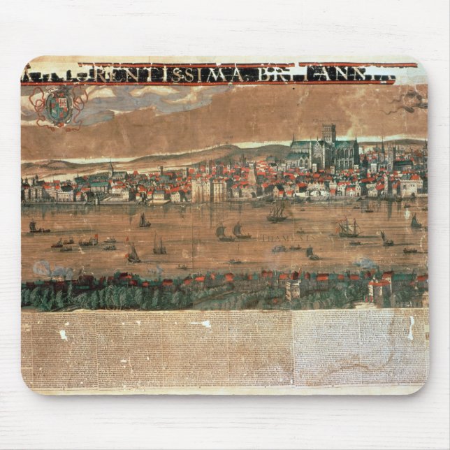 Mousepad Vista de Londres com a cisne (Frente)