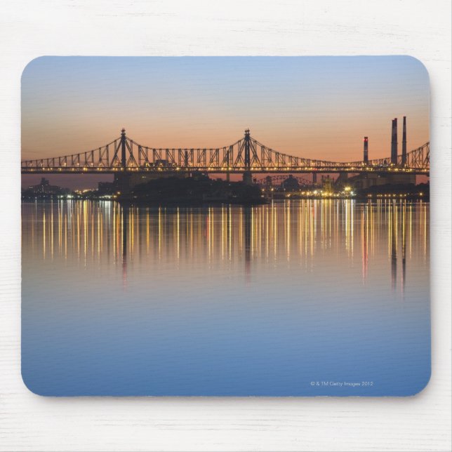 Mousepad Vista de Manhattan sobre o rio East. (Frente)