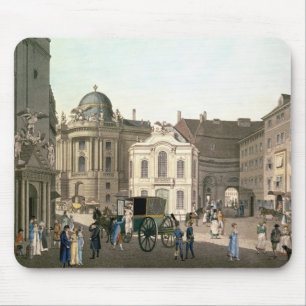 Mousepad Vista de Michaelerplatz que mostra o Burgtheater