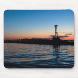 Mousepad Vista de Montevideo no alvorecer, Uruguai