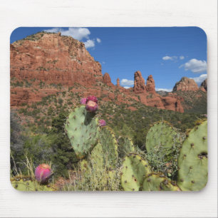 Mousepad Vista de montículos gêmeos Sedona, arizona
