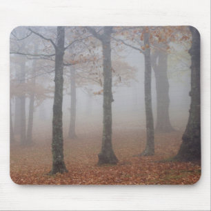 Mousepad Vista de outono da floresta nebulosa, Avô