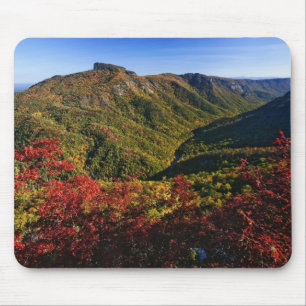 Mousepad Vista de outono da Linville Gorge muitas vezes cha
