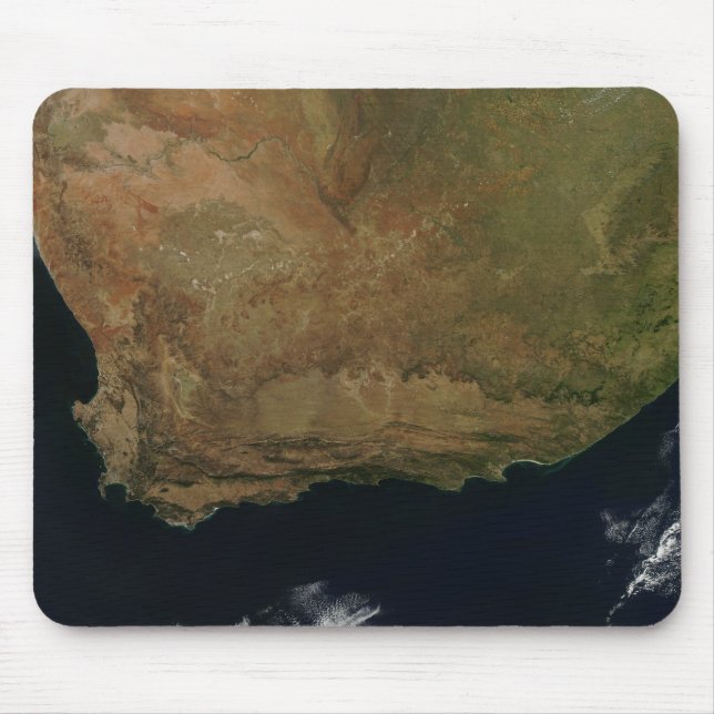 Mousepad Vista de satélite da África do Sul (Frente)