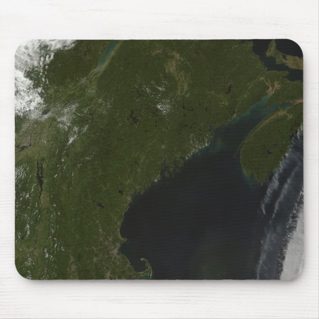 Mousepad Vista de satélite da Nova Inglaterra (Frente)