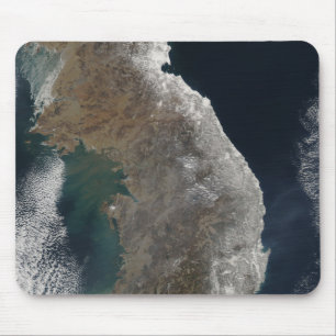 Mousepad Vista de satélite da queda de neve