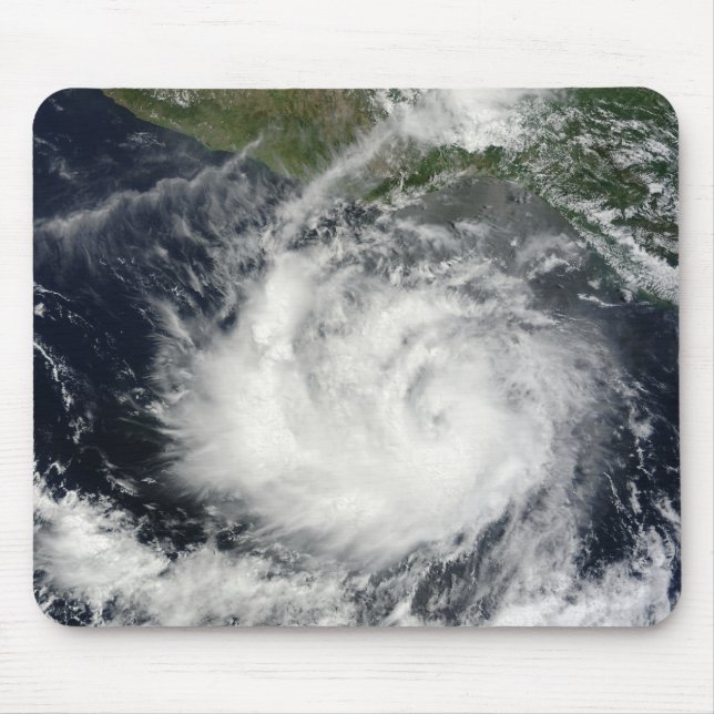 Mousepad Vista de satélite da tempestade tropical Darby (Frente)