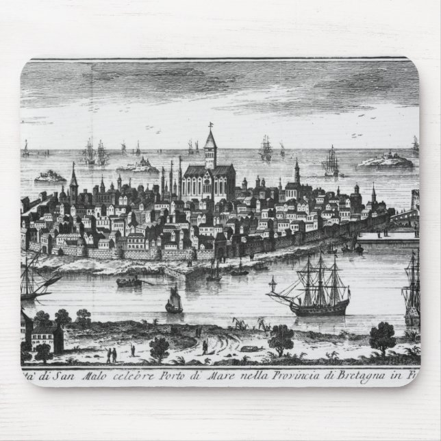 Mousepad Vista de St. Malo (Frente)