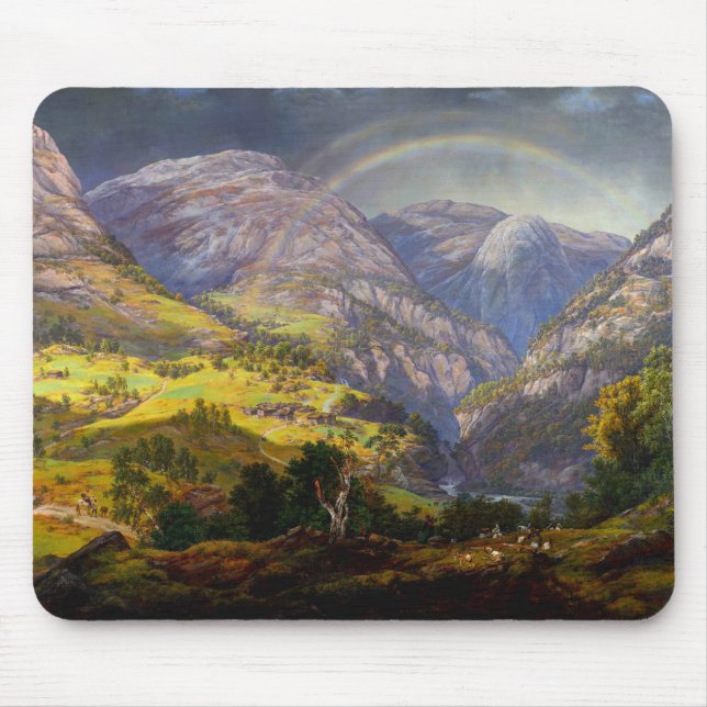 Mousepad Vista de Stalheim na Noruega (Frente)