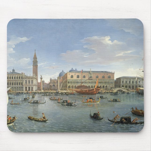 Mousepad Vista de Veneza da ilha de San Giorgio, 169 (Frente)