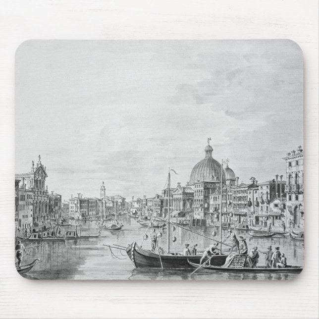 Mousepad Vista do canal grande, Veneza, c.1800 (Frente)