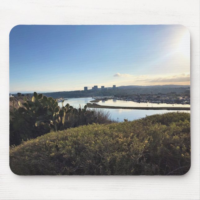 Mousepad Vista do Castaways Park, Newport Beach, CA (Frente)