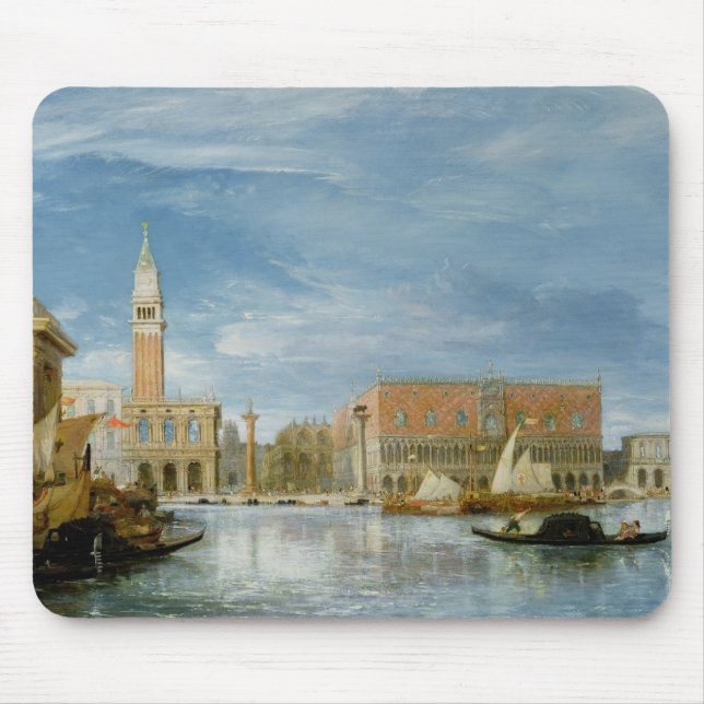 Mousepad Vista do Molo e do Palazzo Ducale (Frente)