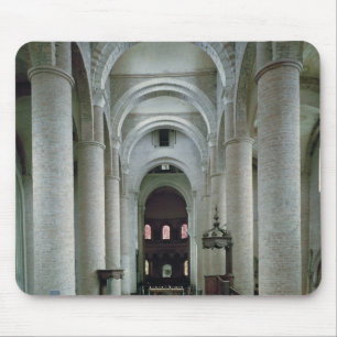 Mousepad Vista do nave, olhando para o altar