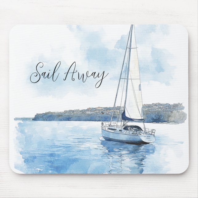 Mousepad Vista do Oceano Longe daqui (Frente)